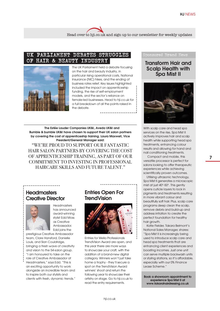 Hairdressers Journal Preview Pages