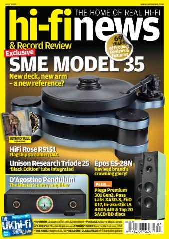 Hi-Fi News issue July 2025