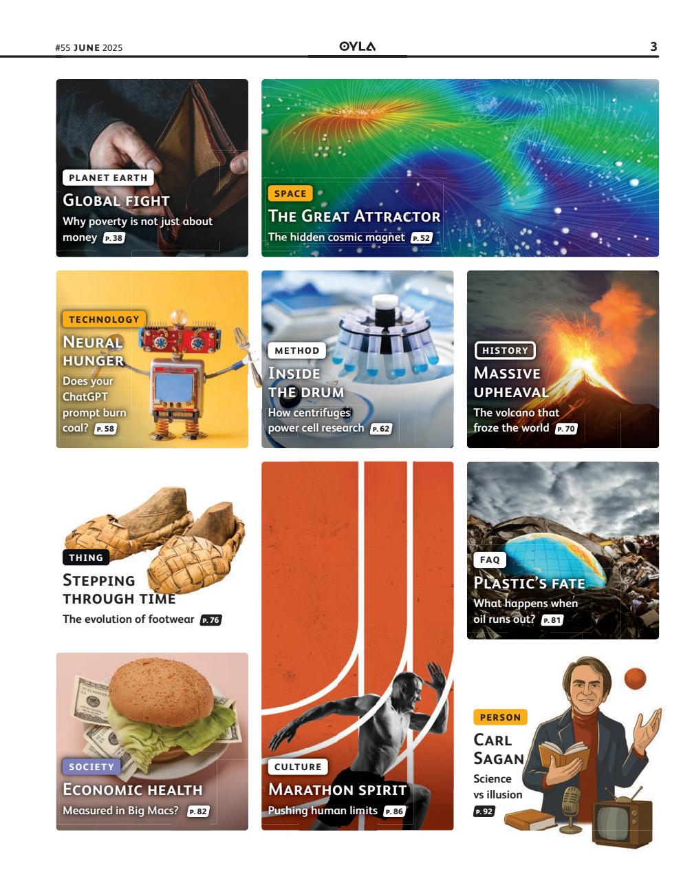 OYLA Magazine Preview Pages