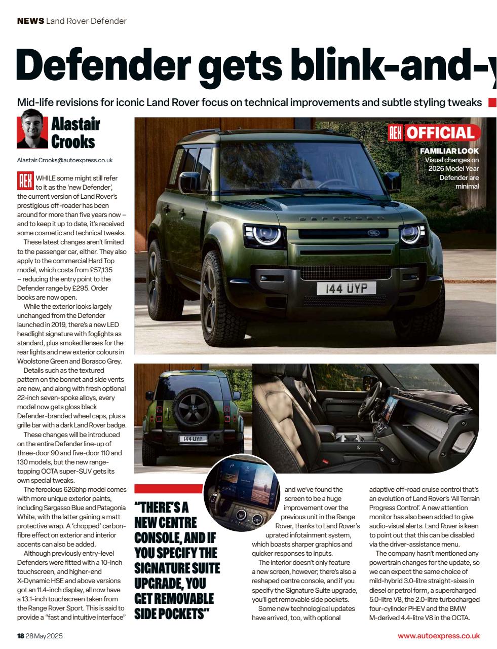 Auto Express Preview Pages