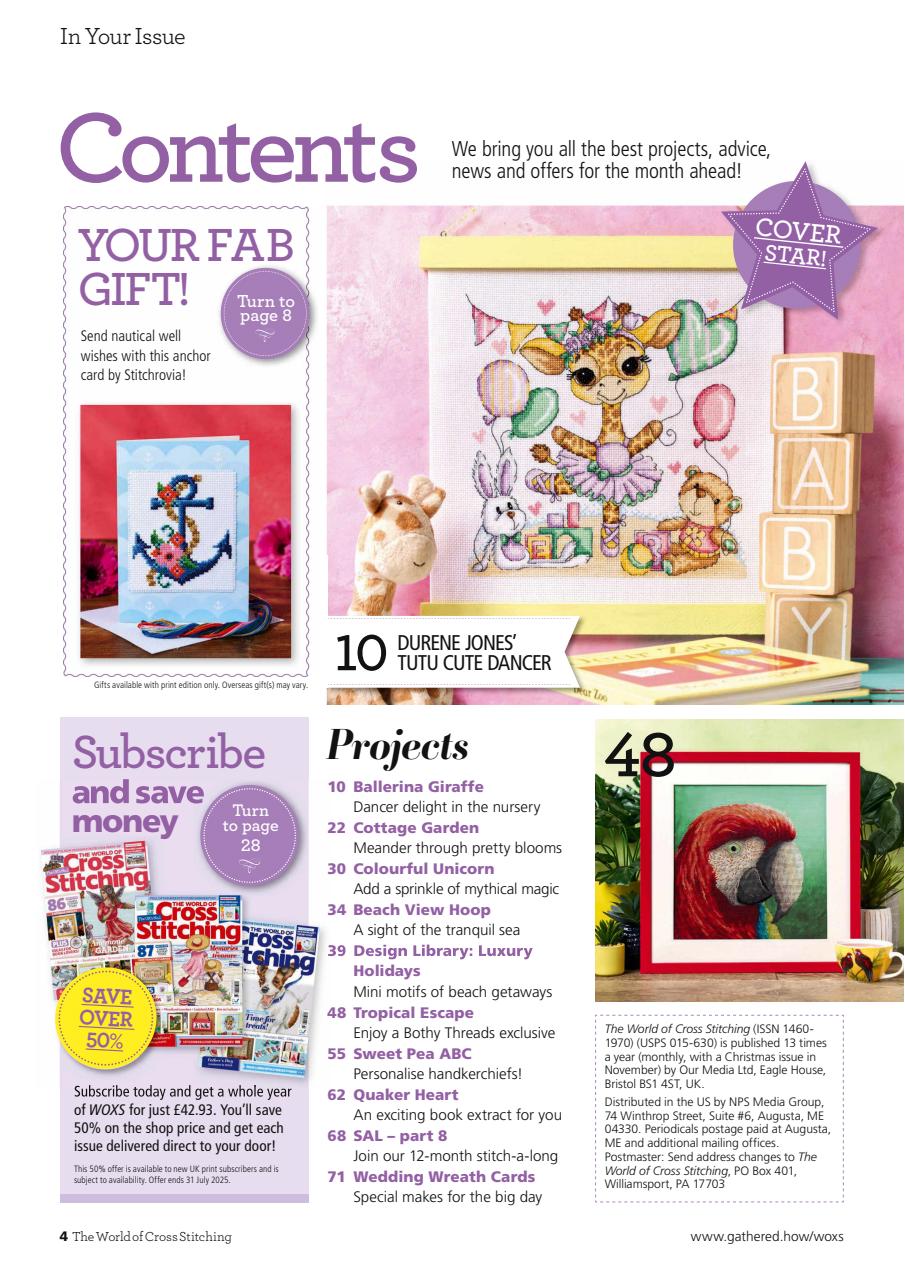 The World of Cross Stitching Preview Pages