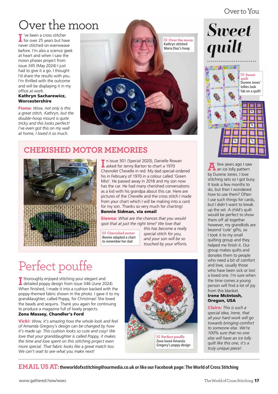 The World of Cross Stitching Preview Pages