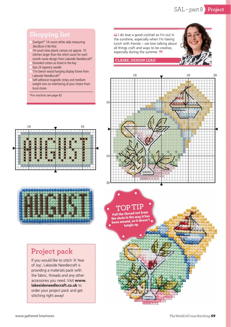 The World of Cross Stitching Preview Pages