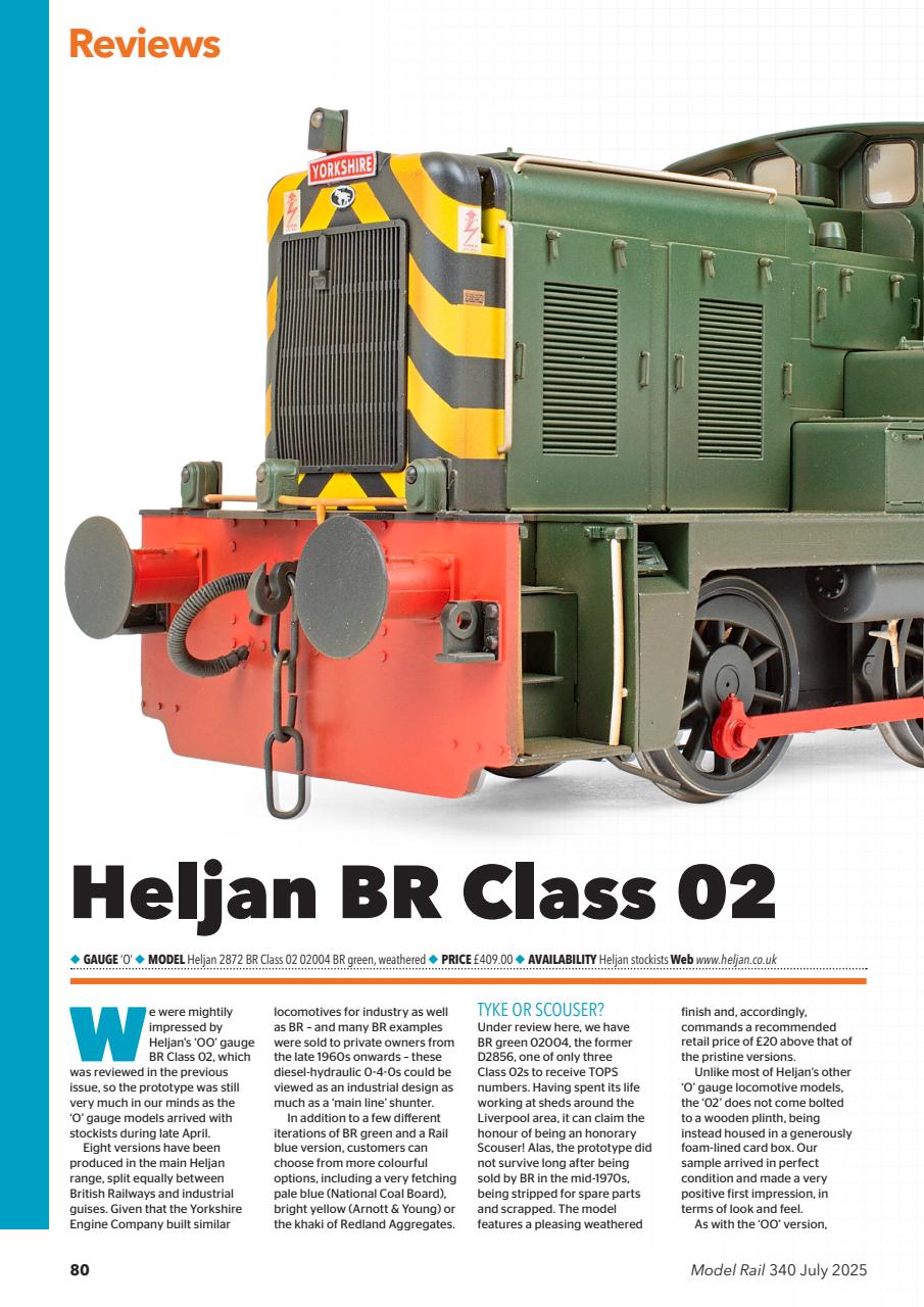 Model Rail Preview Pages
