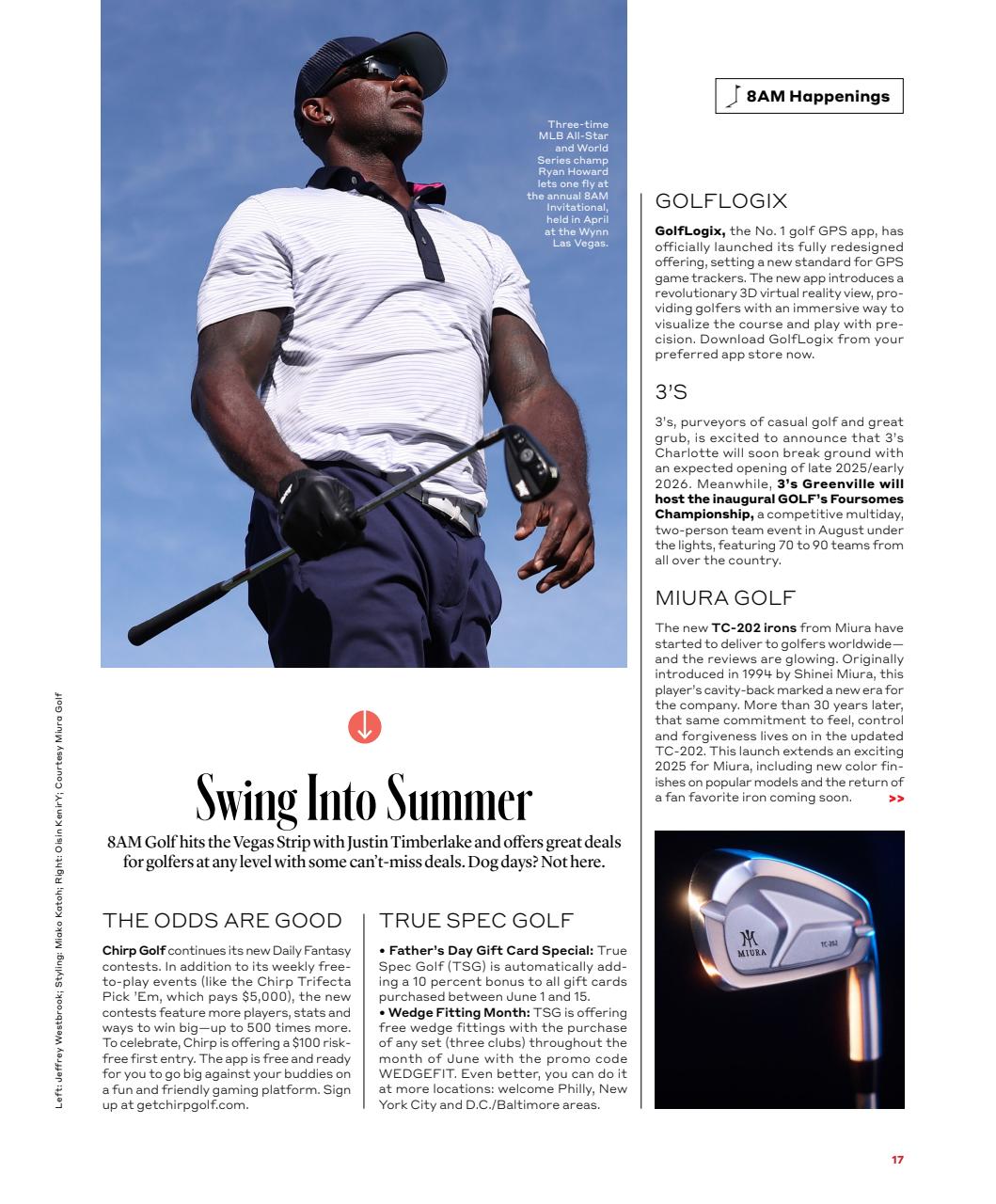 Golf Magazine Preview Pages
