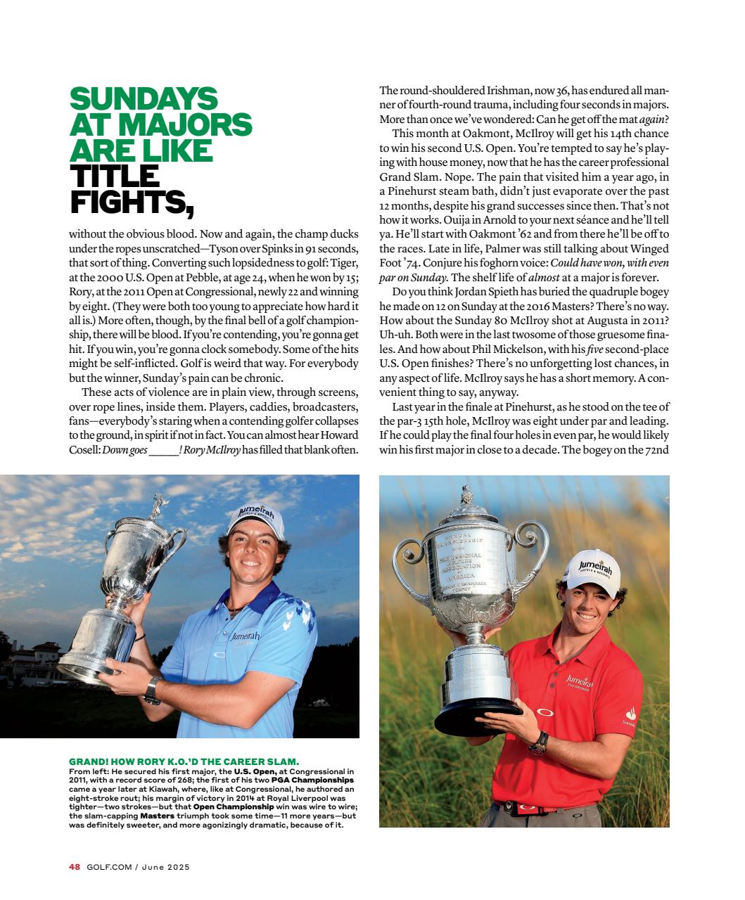 Golf Magazine Preview Pages