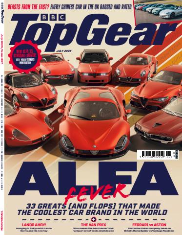 BBC Top Gear Magazine issue July 2025