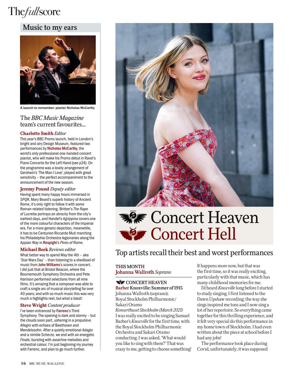 BBC Music Magazine Preview Pages