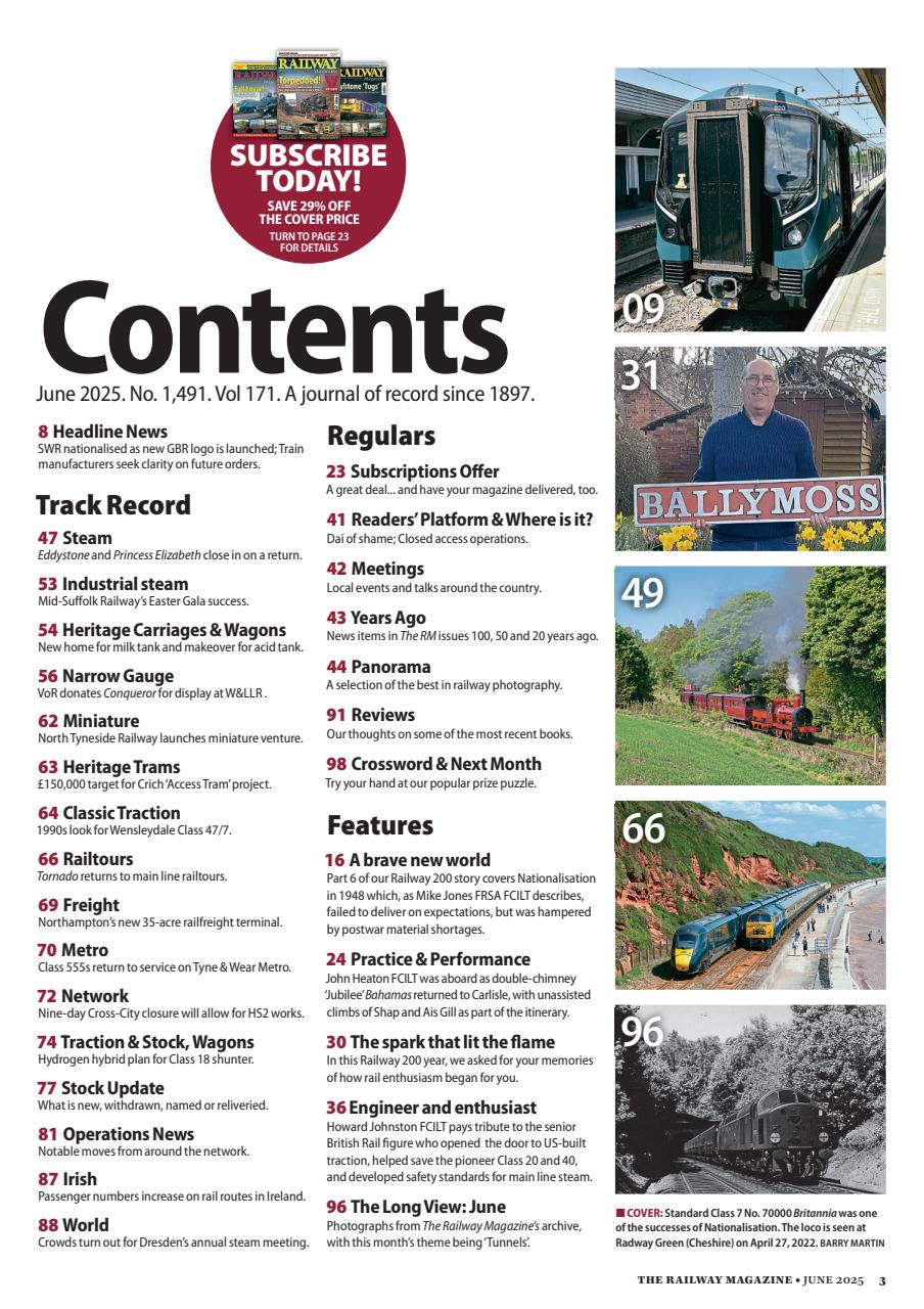Railway Magazine Preview Pages
