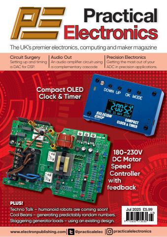 Practical Electronics issue July 2025