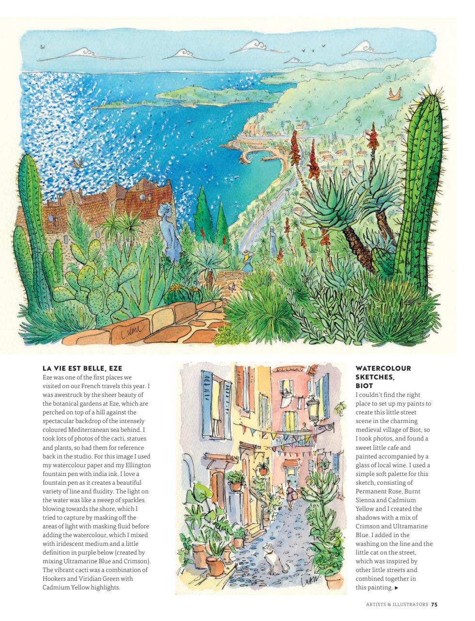 Artists & Illustrators Preview Pages