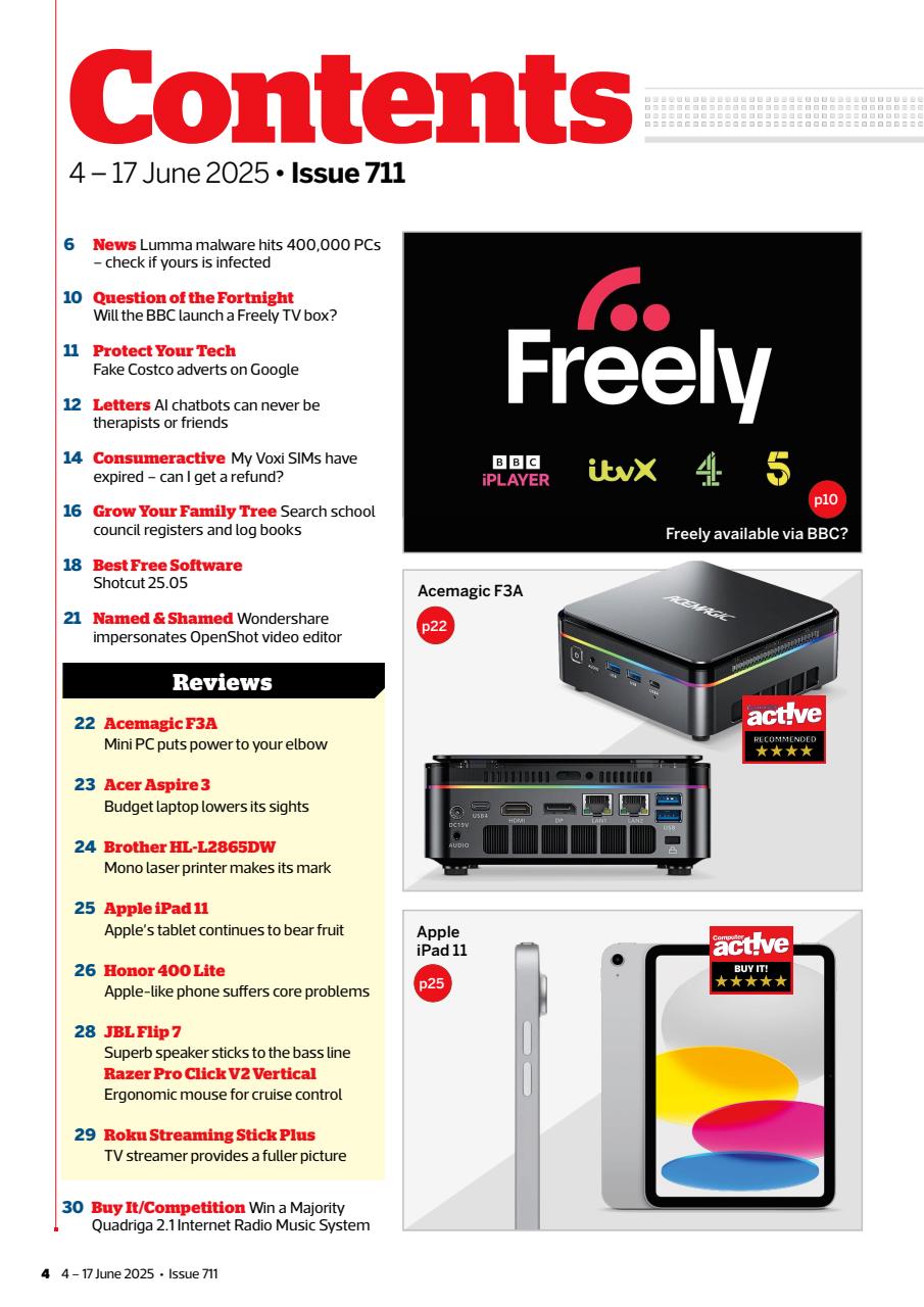 Computer Active Preview Pages