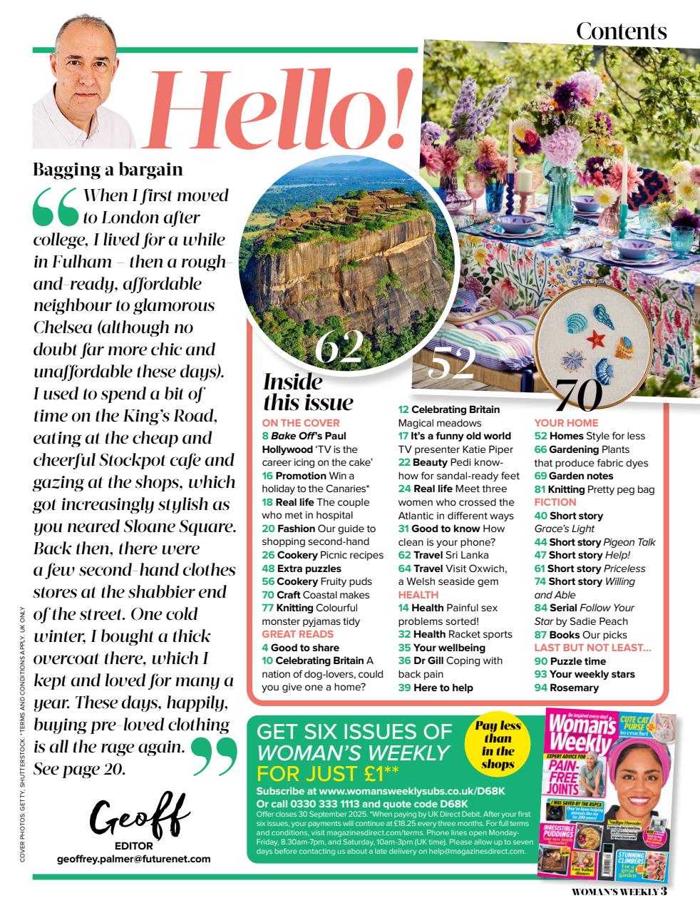 Woman's Weekly Preview Pages