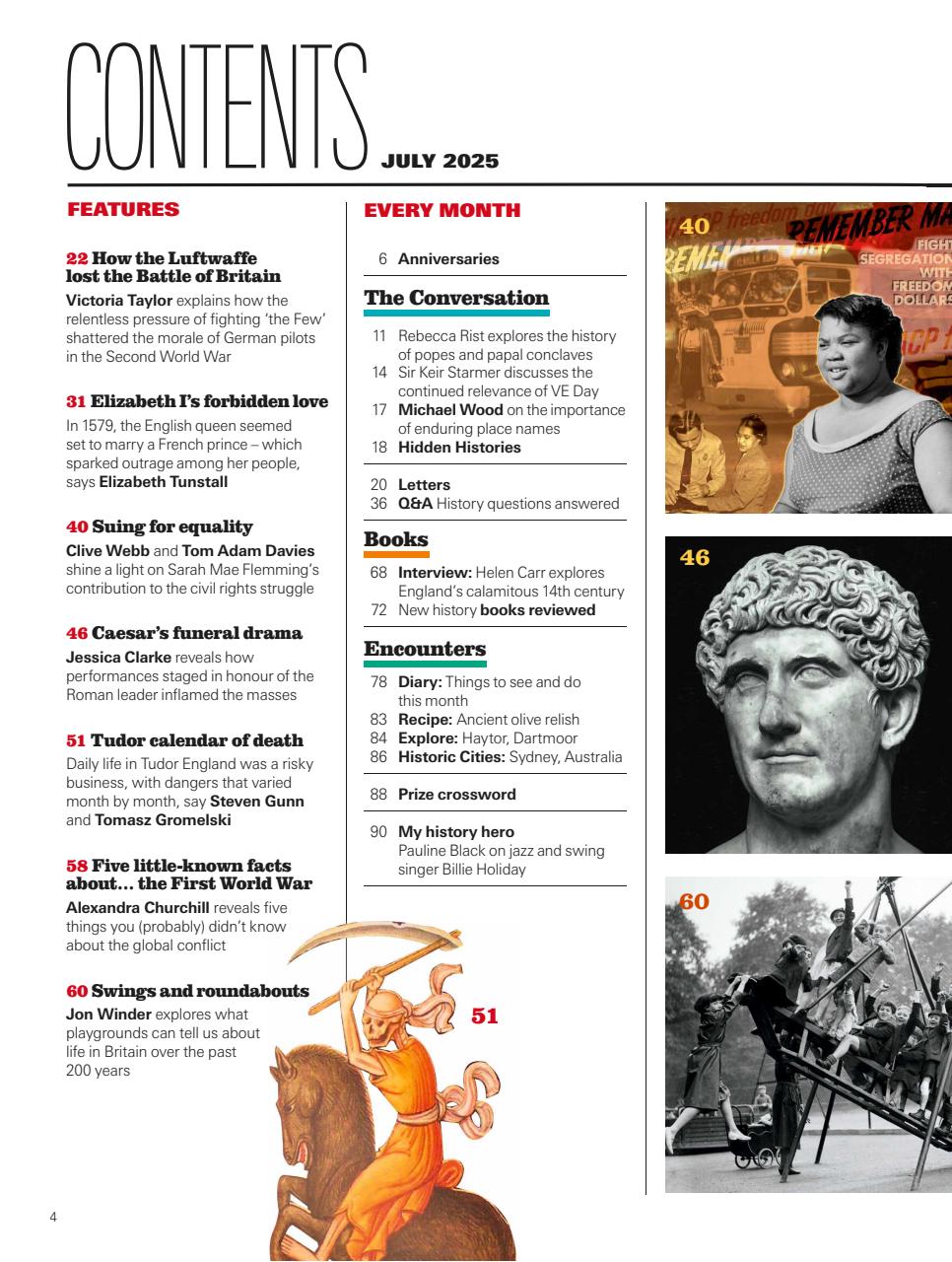BBC History Magazine Preview Pages