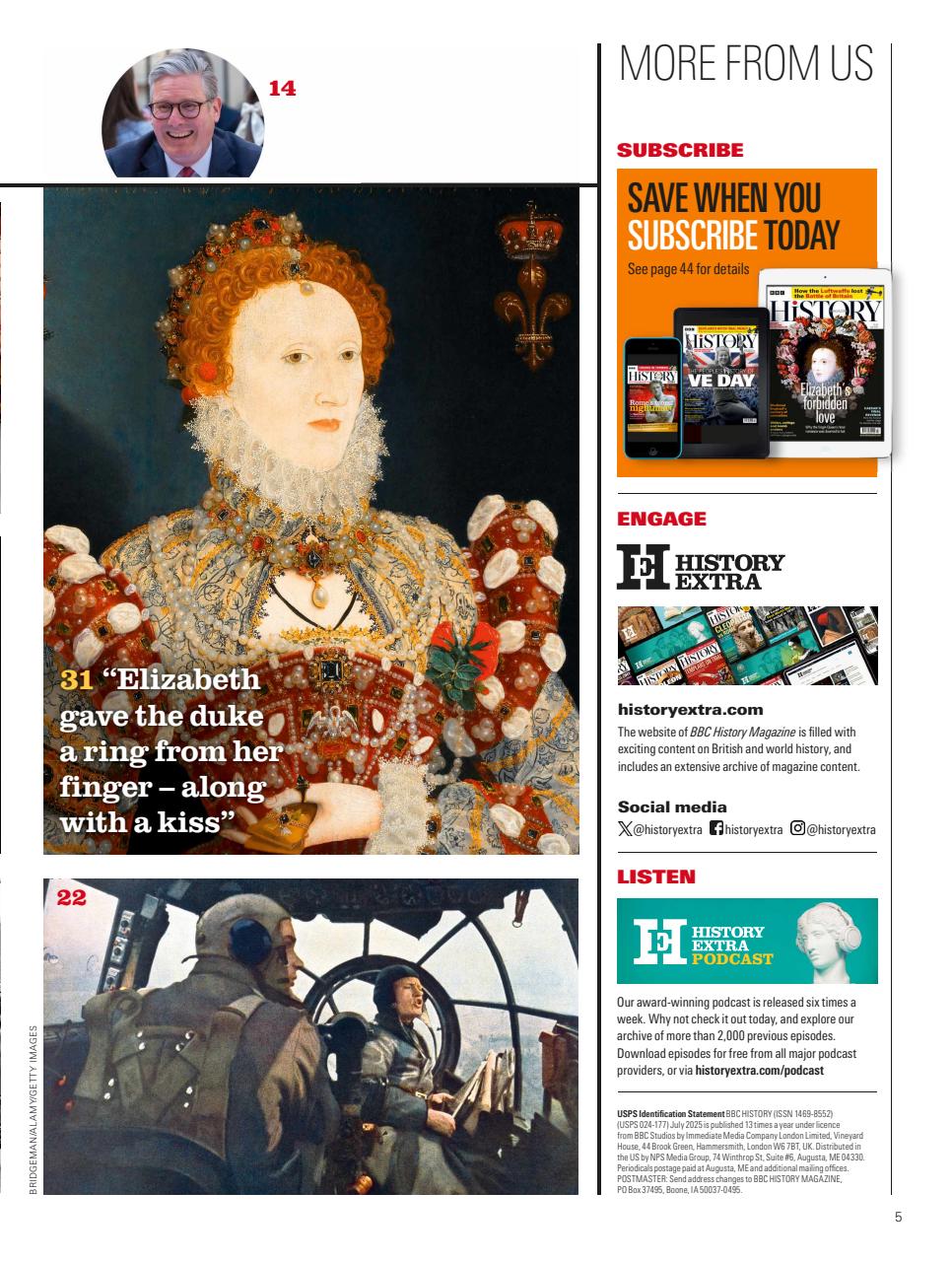 BBC History Magazine Preview Pages