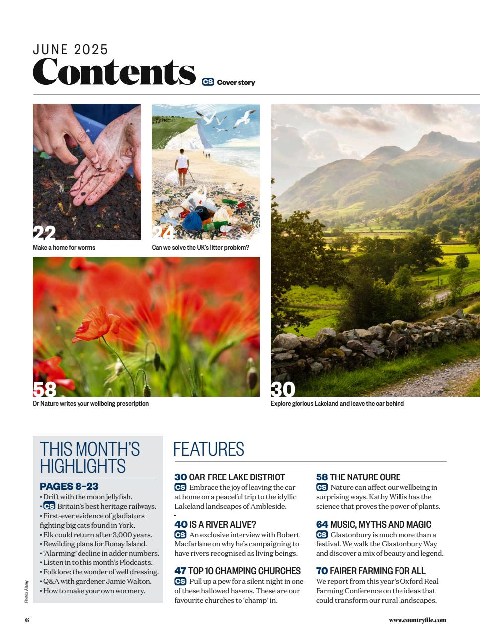BBC Countryfile Magazine Preview Pages