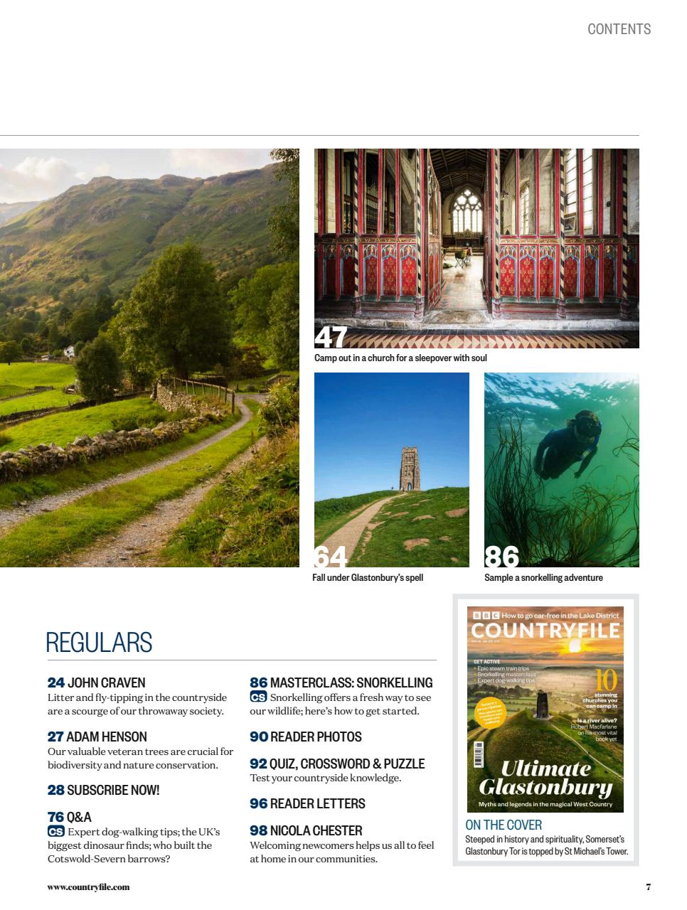 BBC Countryfile Magazine Preview Pages