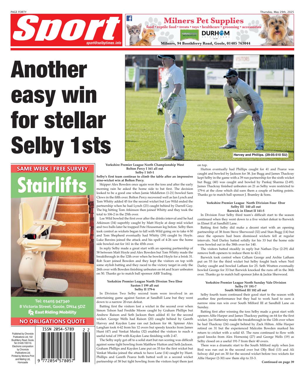 Selby Times Preview Pages