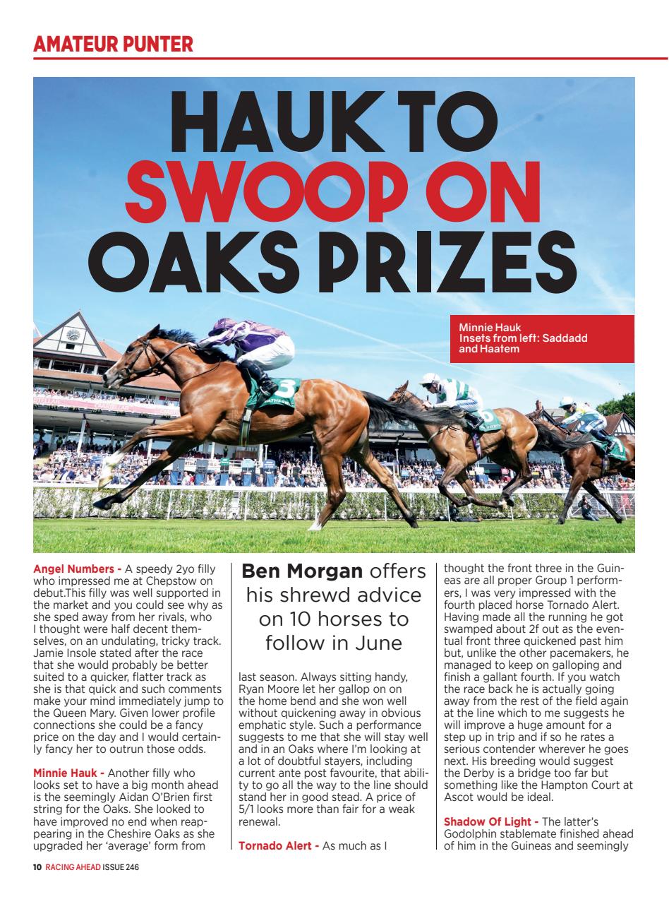 Racing Ahead Preview Pages