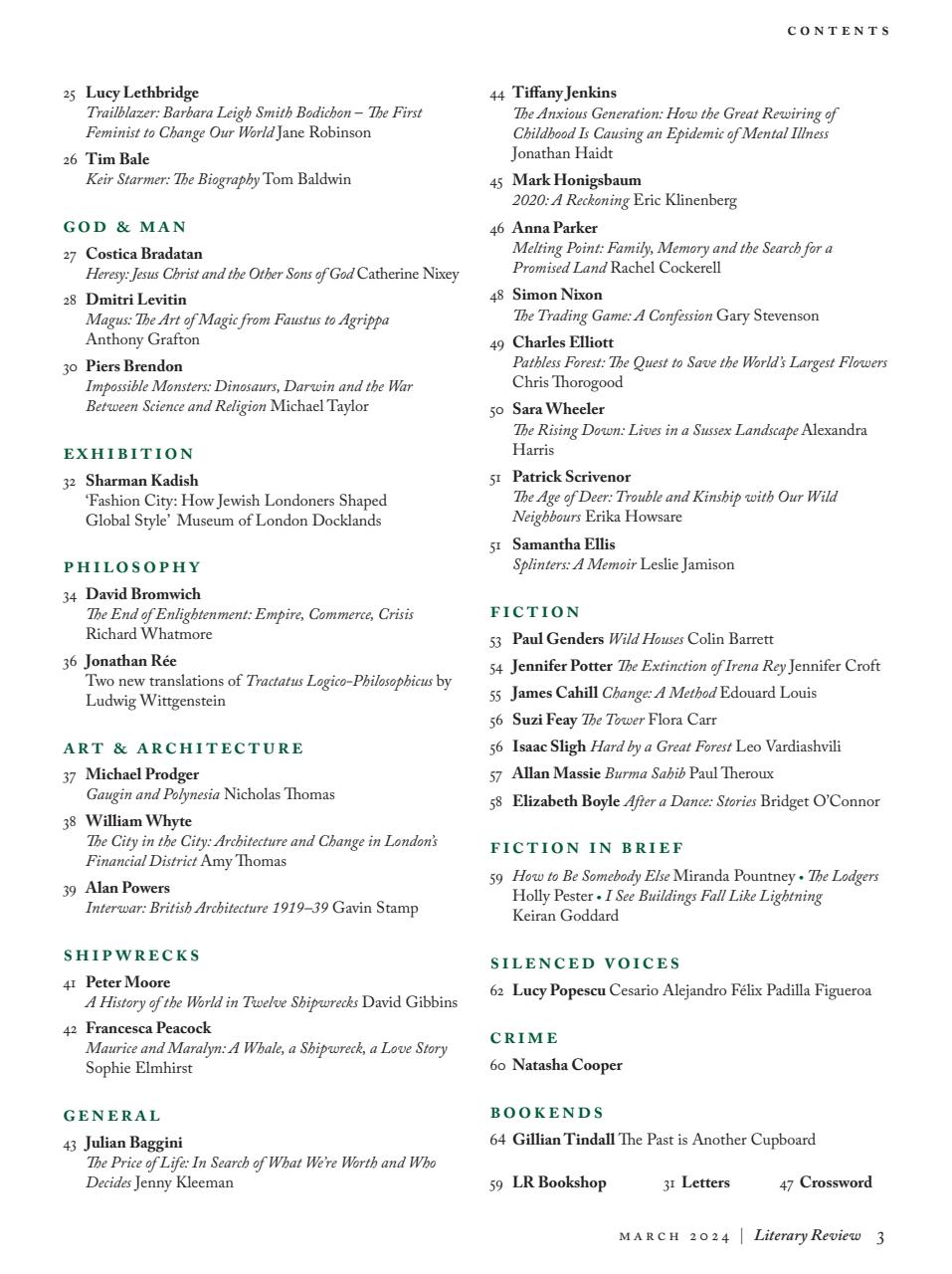 Literary Review Preview Pages