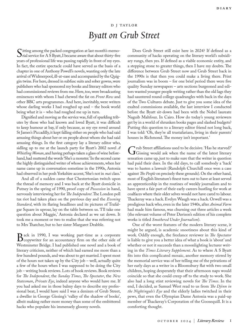 Literary Review Preview Pages