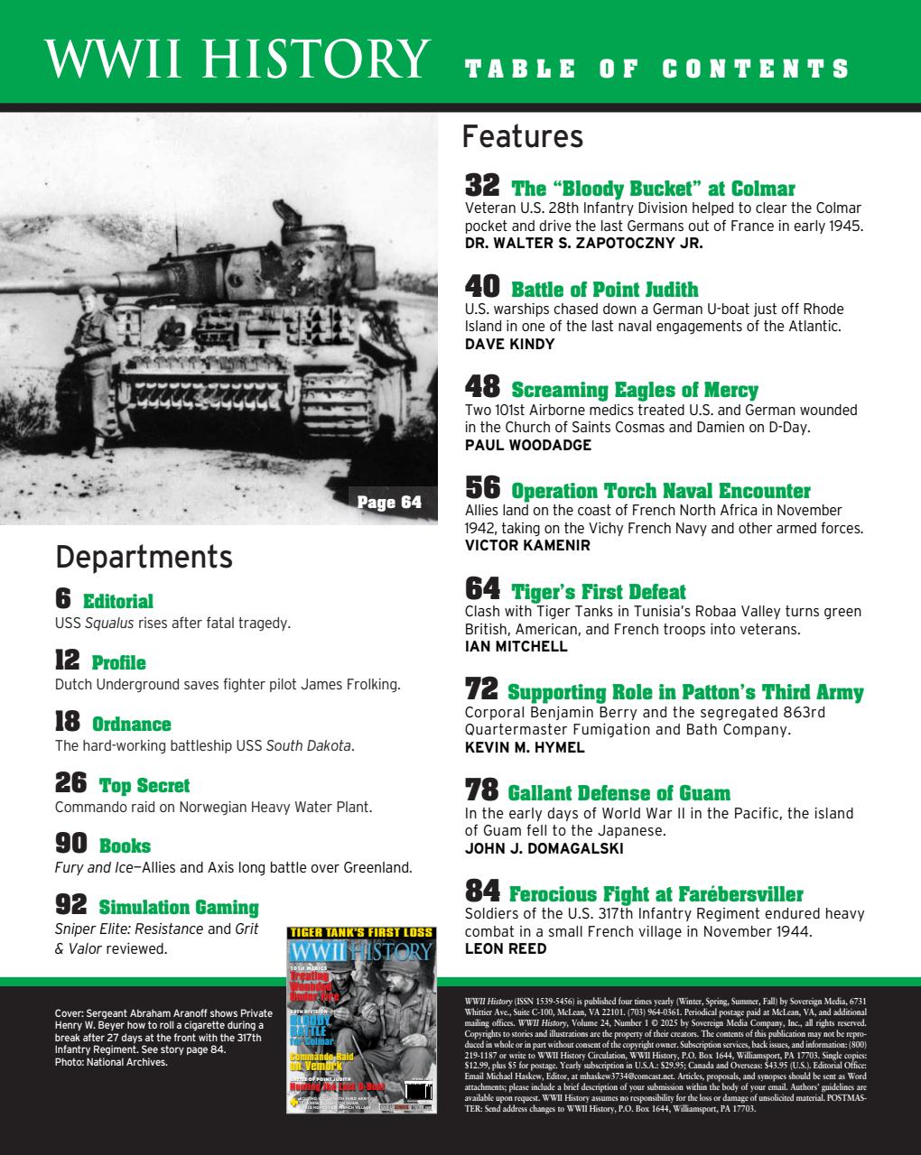 WW2 History Magazine Preview Pages