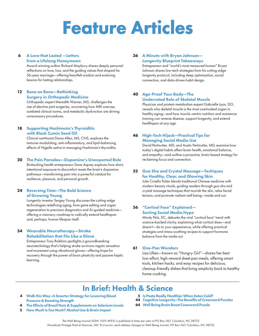 Well Being Journal Preview Pages