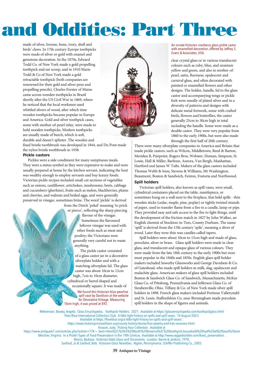 Antiques to Vintage Preview Pages