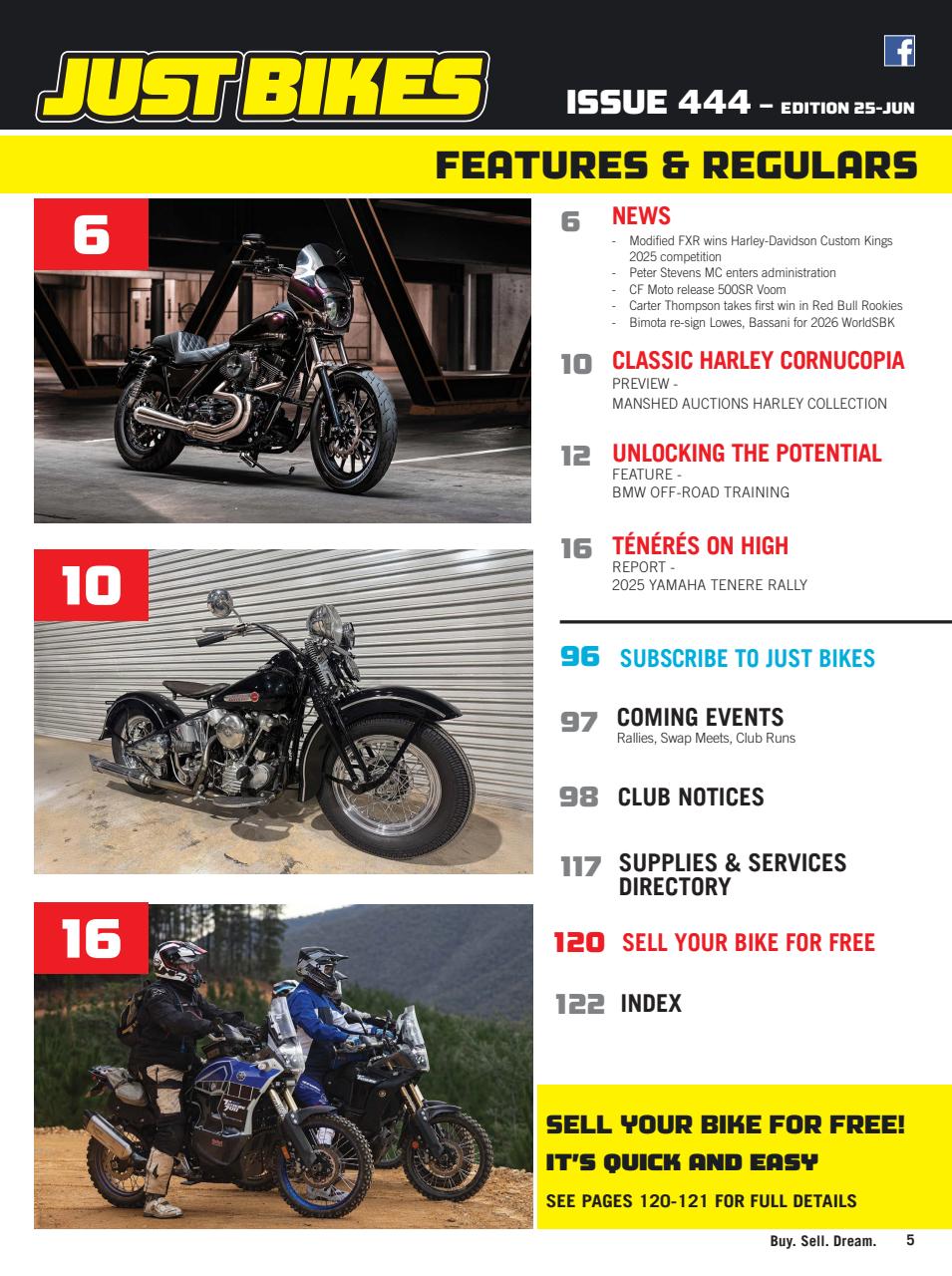 JUST BIKES Preview Pages