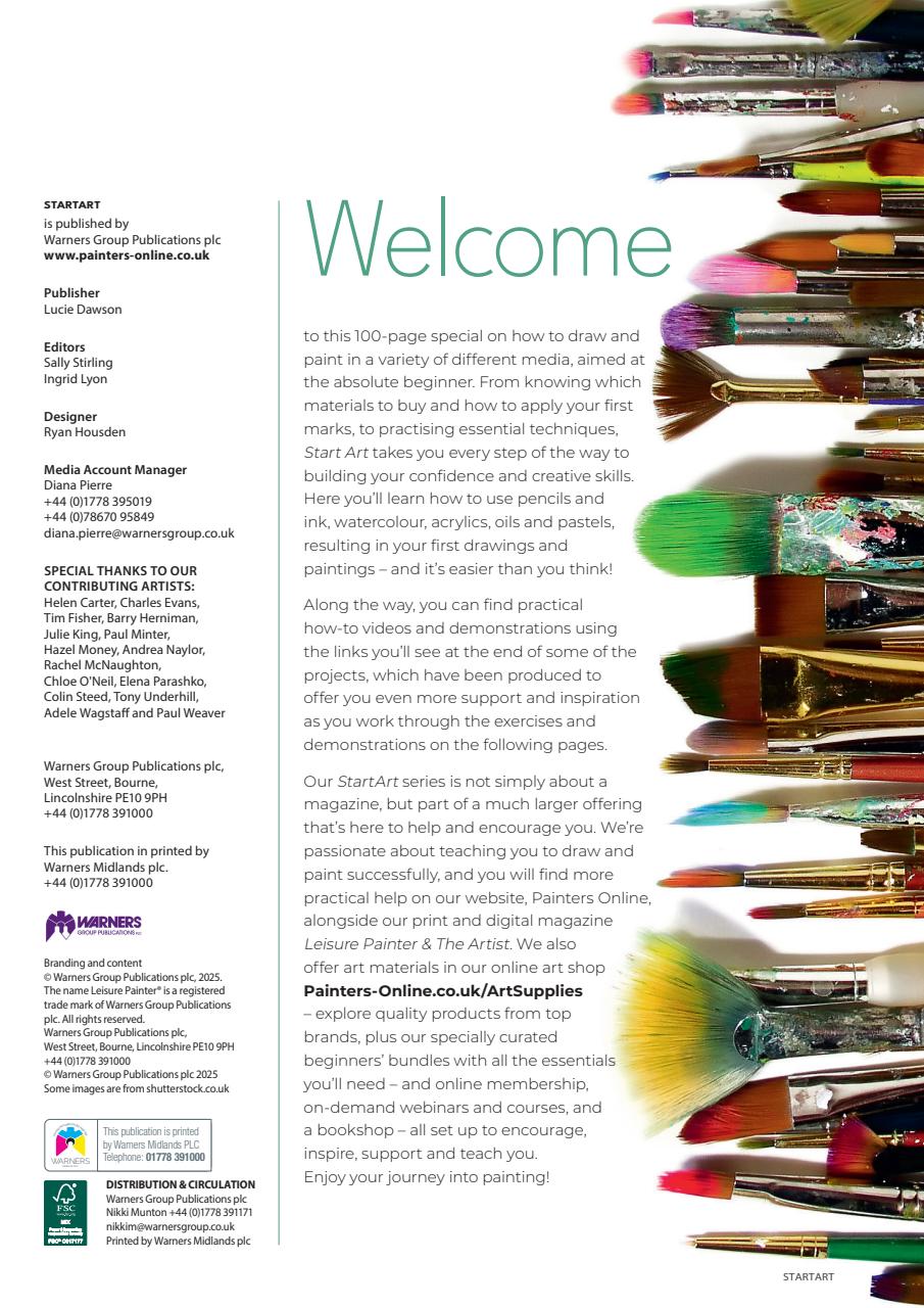 Start Art Preview Pages