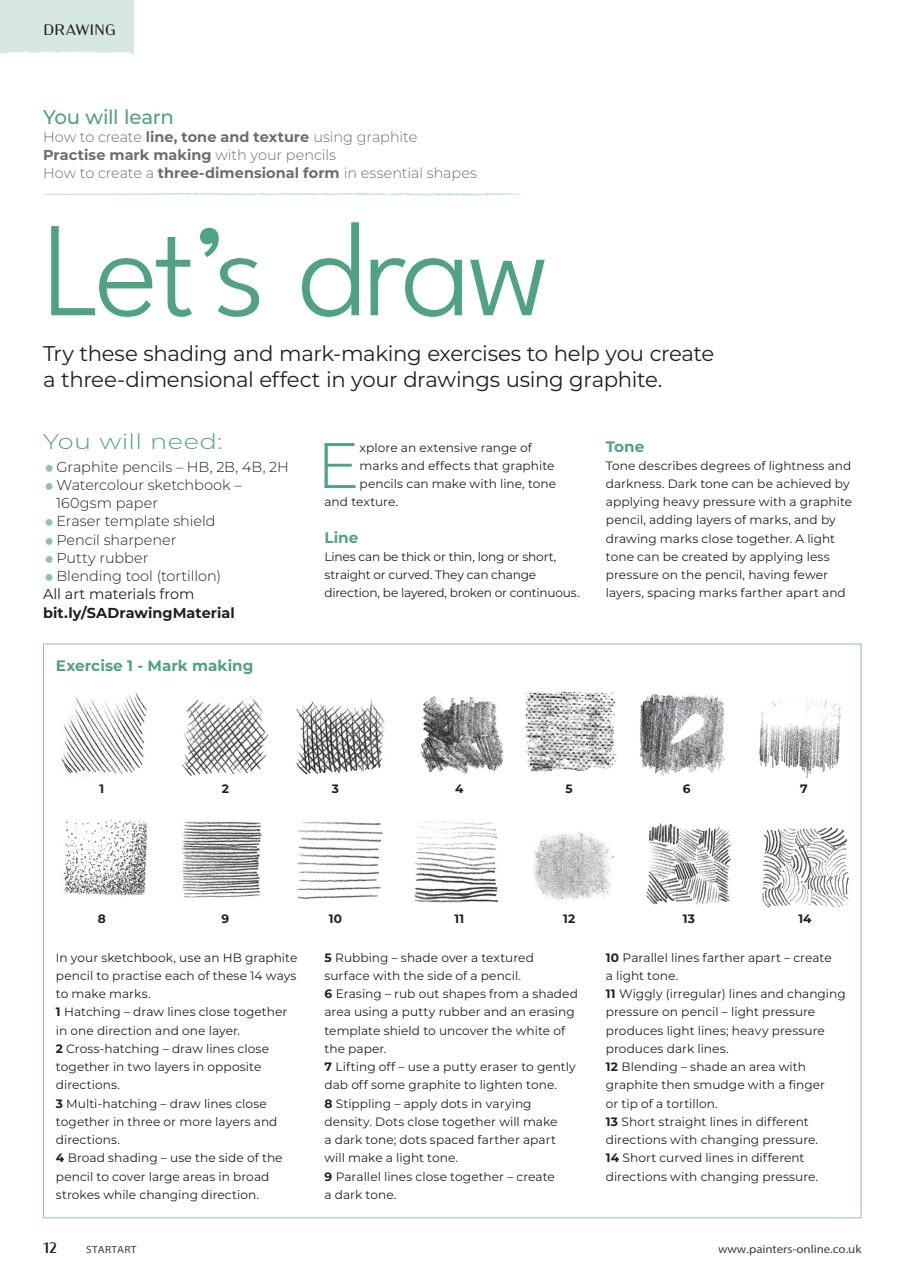 Start Art Preview Pages