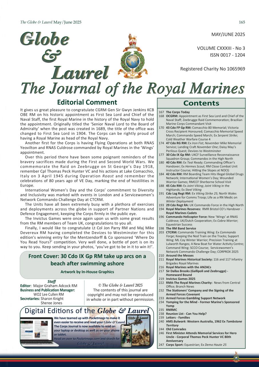 Globe & Laurel Preview Pages