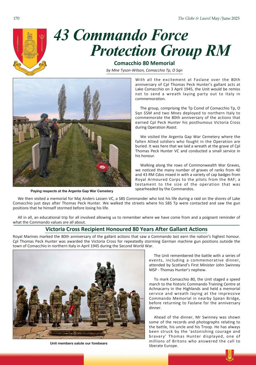 Globe & Laurel Preview Pages