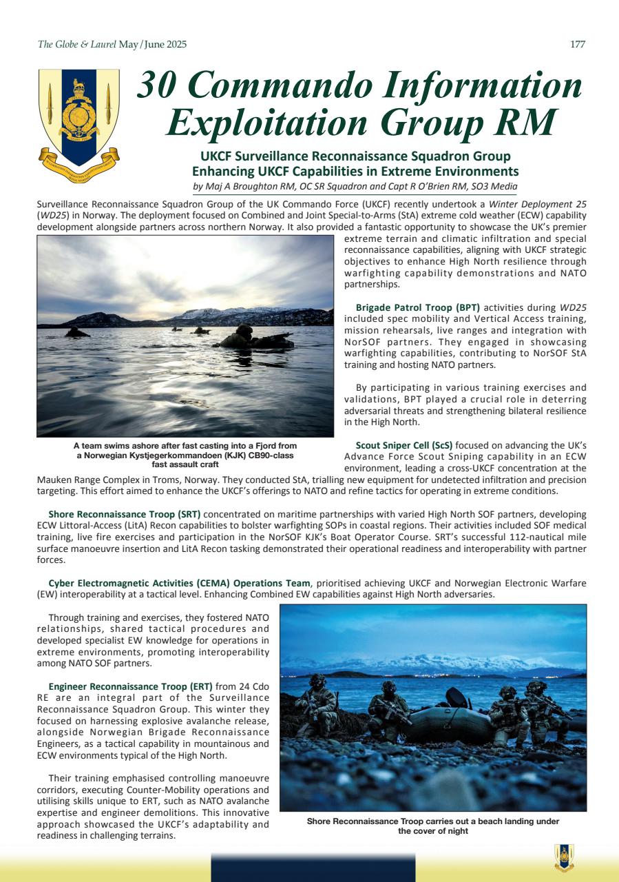 Globe & Laurel Preview Pages