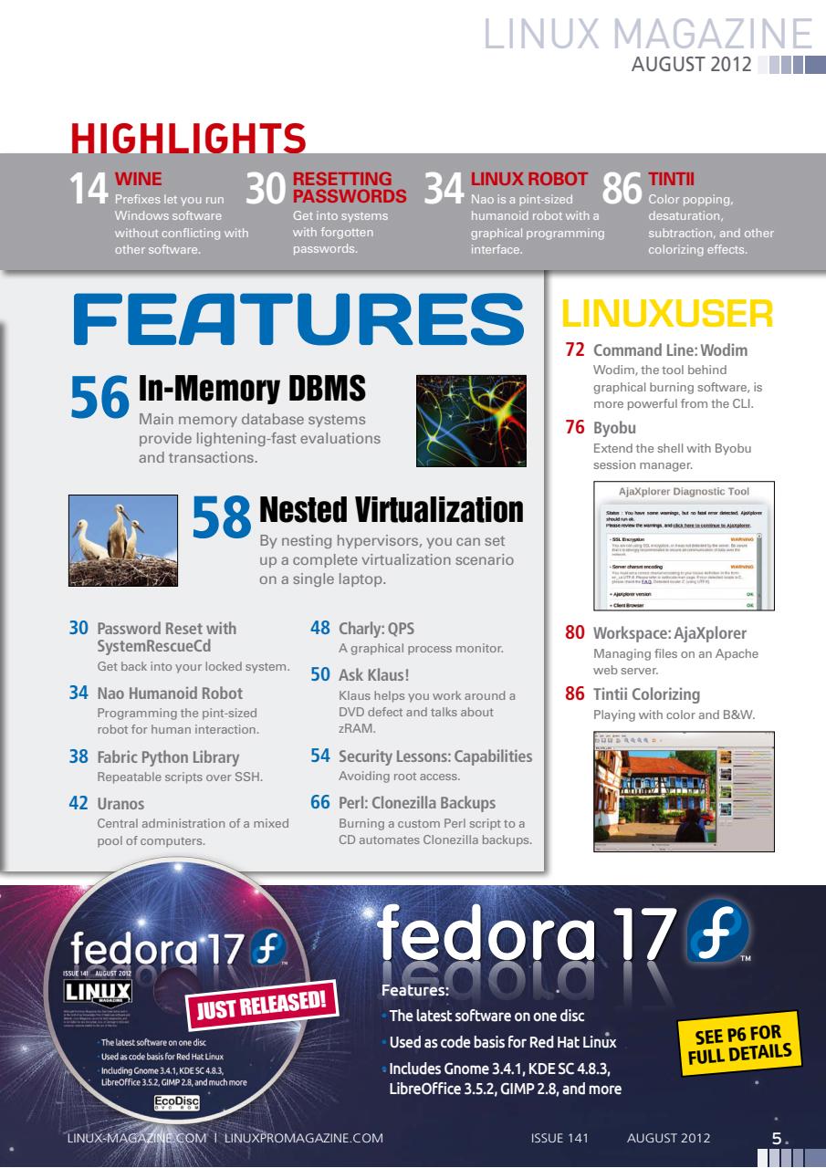 Linux Magazine Preview Pages