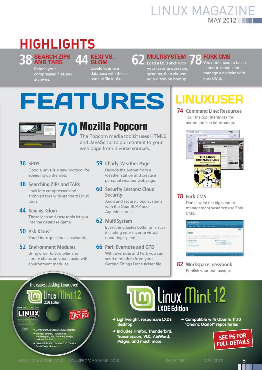 Linux Magazine Preview Pages