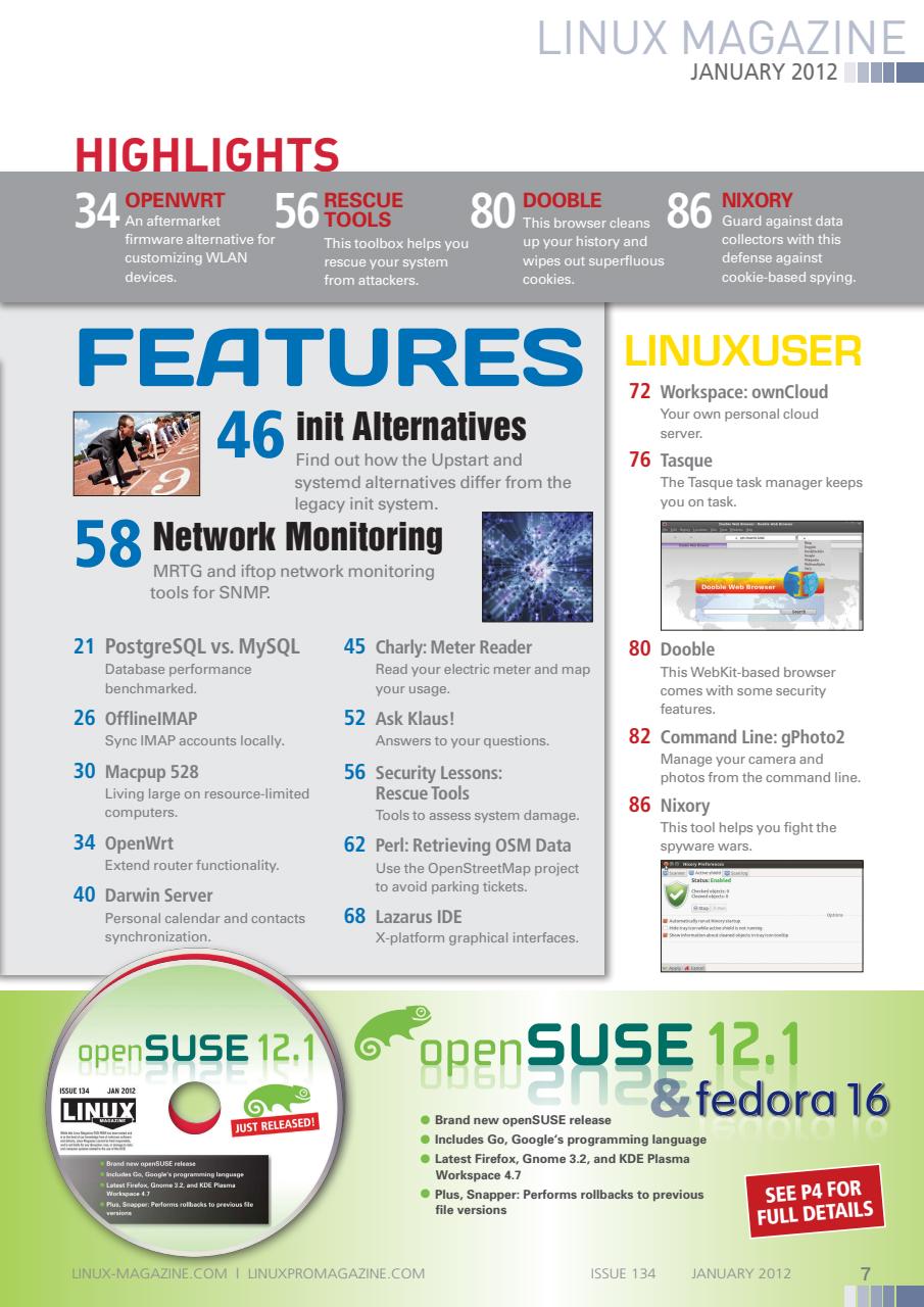 Linux Magazine Preview Pages