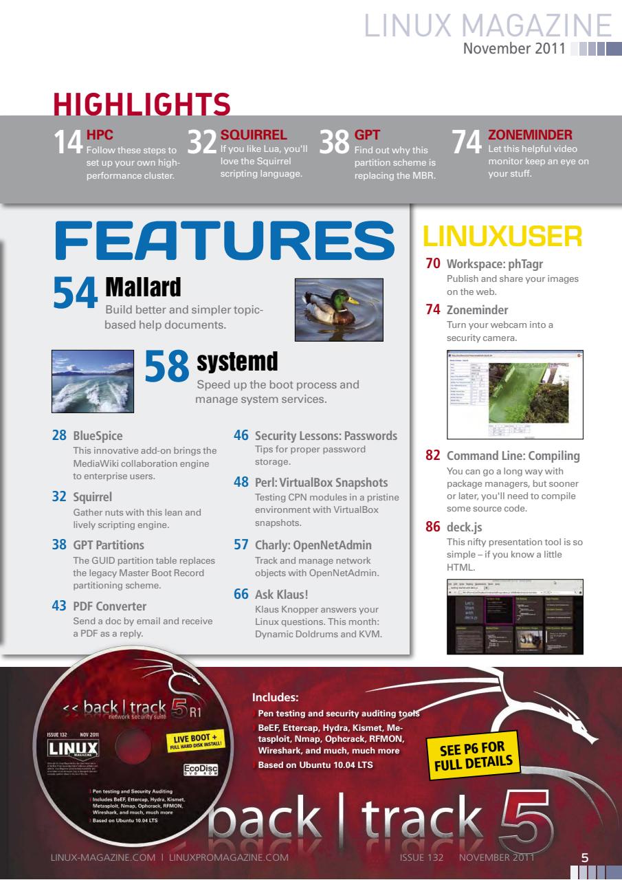 Linux Magazine Preview Pages
