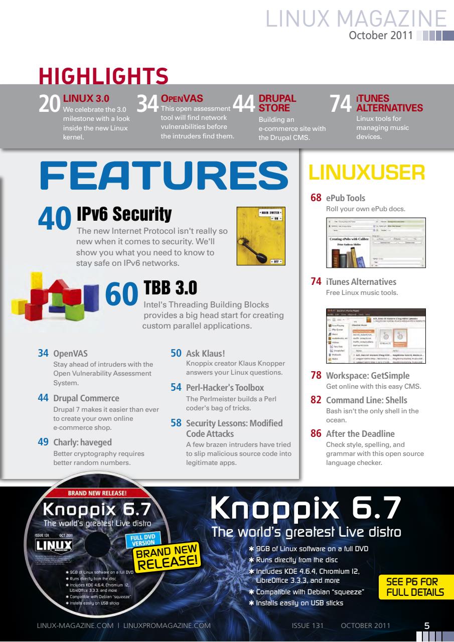 Linux Magazine Preview Pages