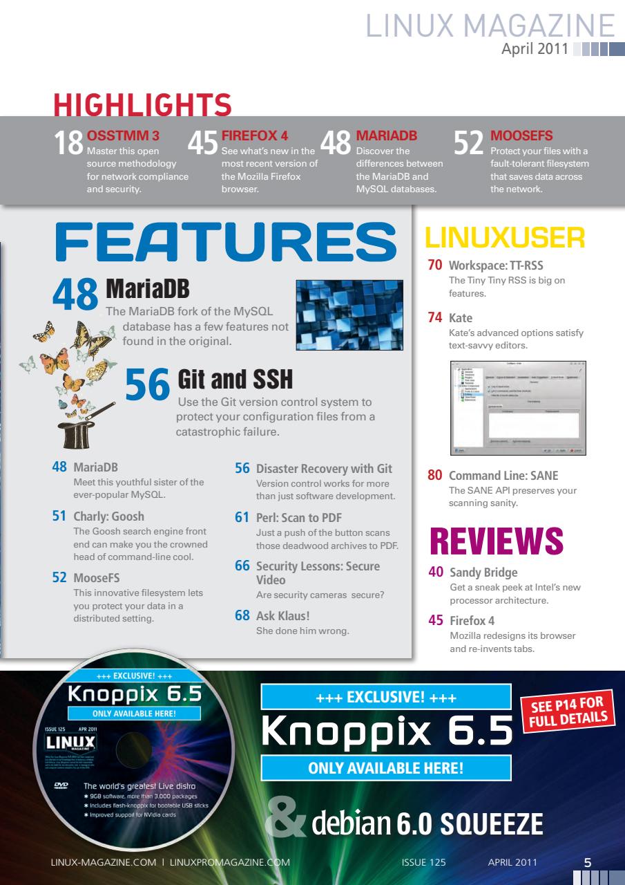 Linux Magazine Preview Pages