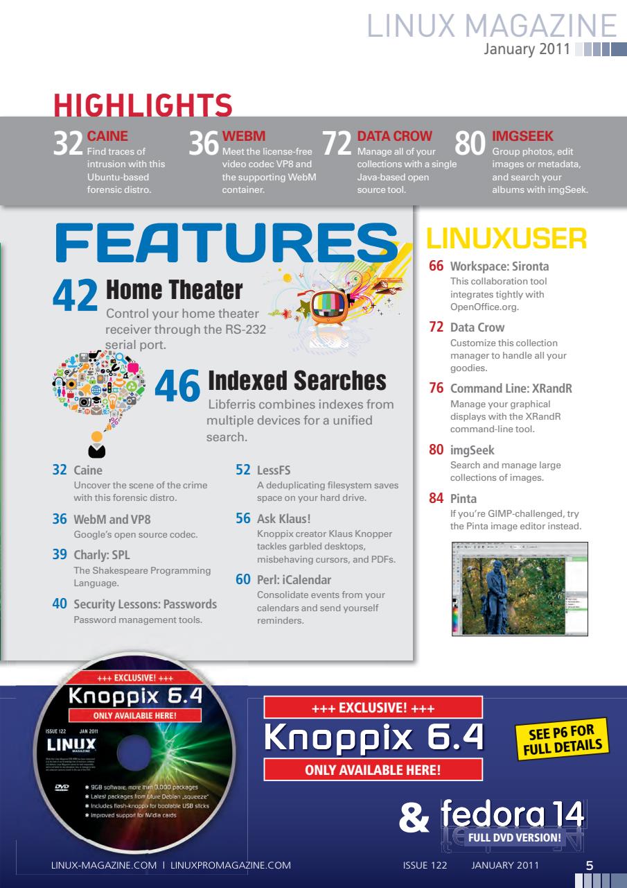 Linux Magazine Preview Pages