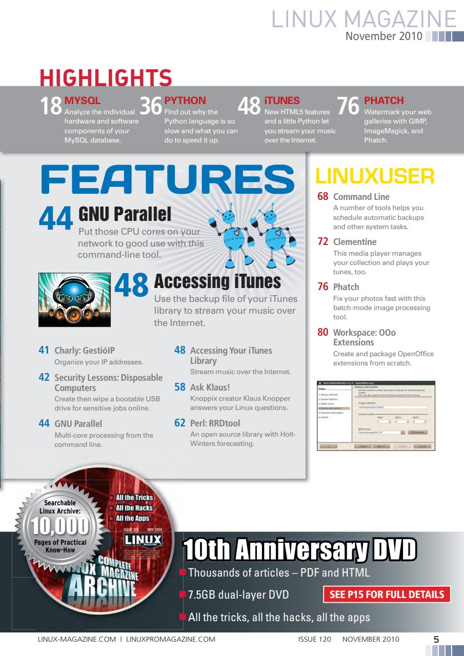 Linux Magazine Preview Pages