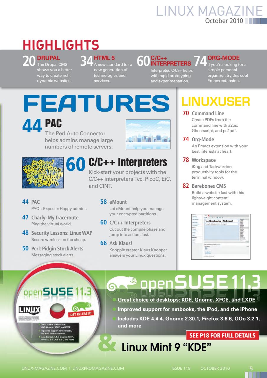 Linux Magazine Preview Pages