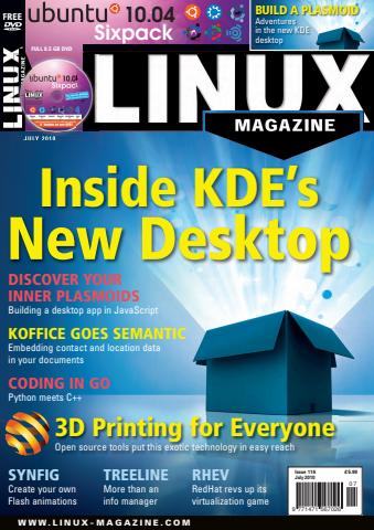 Linux Magazine issue July 2010