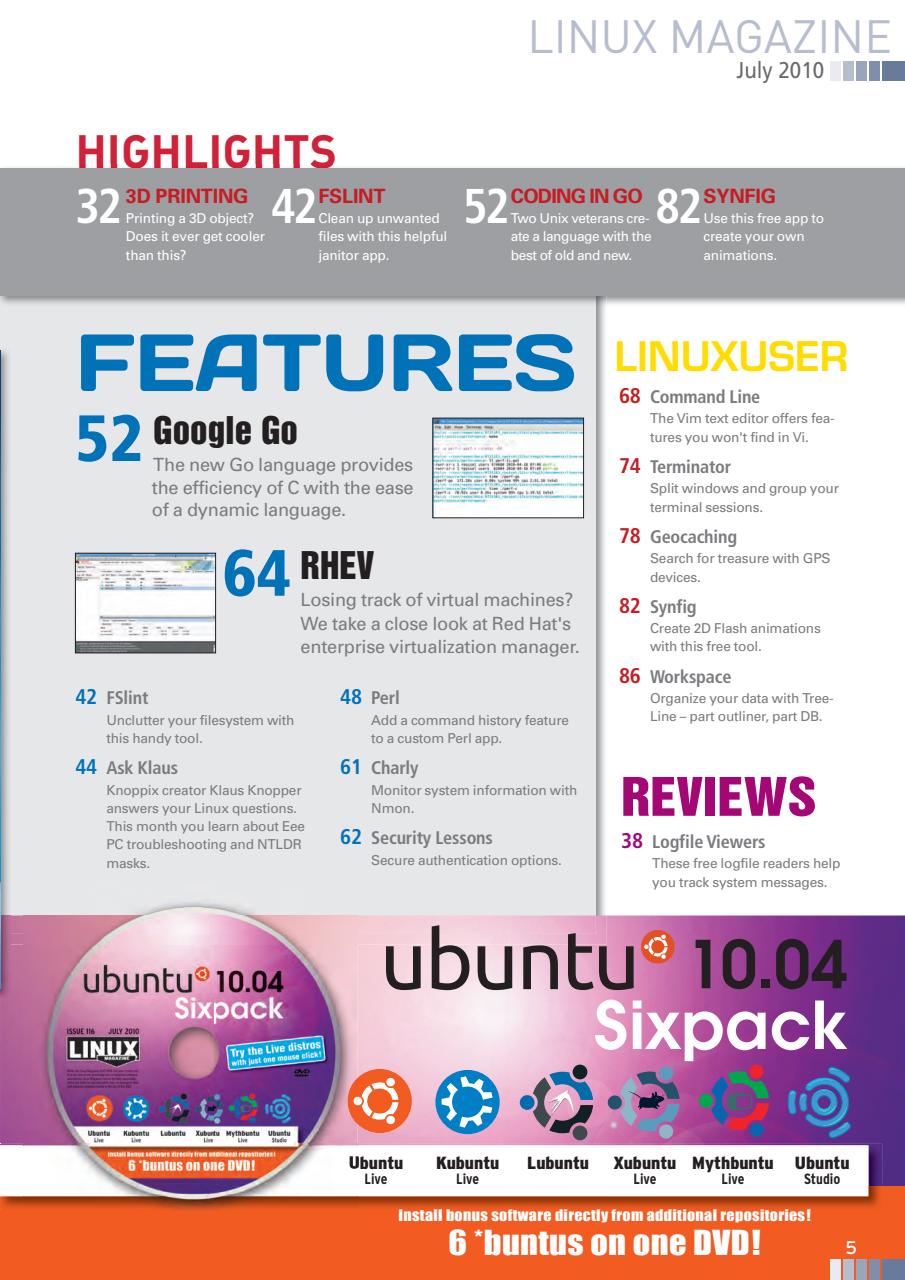 Linux Magazine Preview Pages