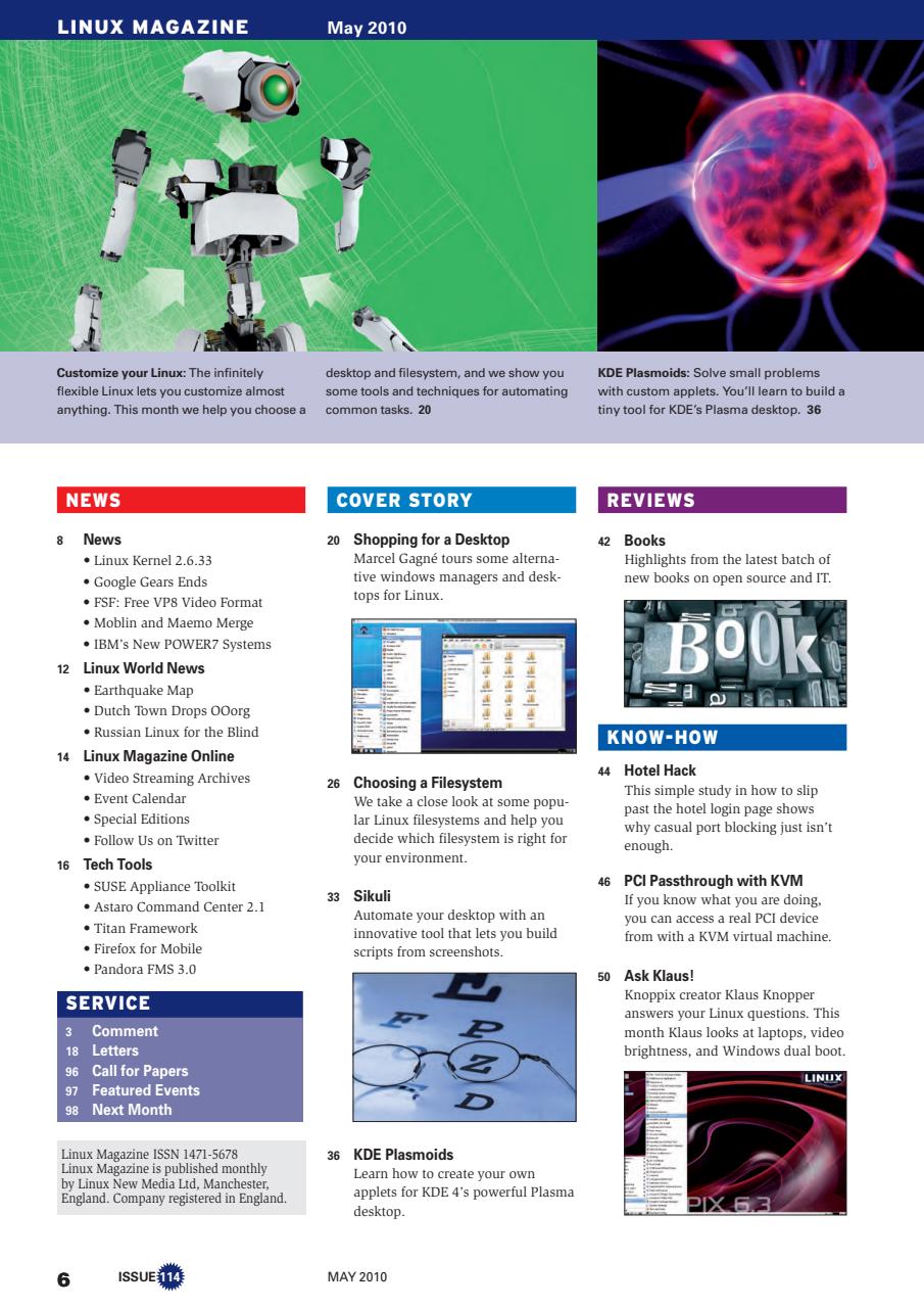 Linux Magazine Preview Pages