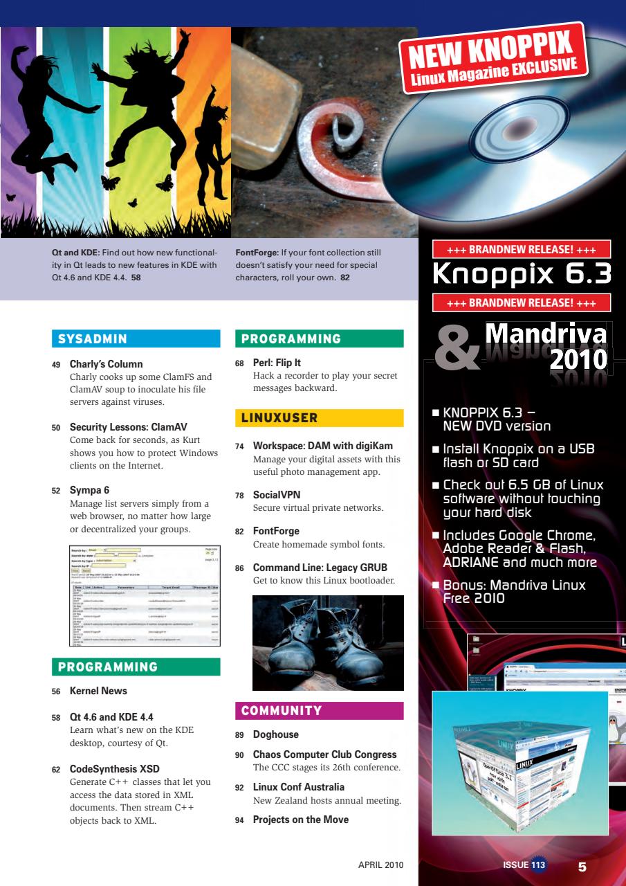 Linux Magazine Preview Pages