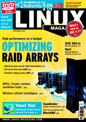 Linux Magazine issue November 2009