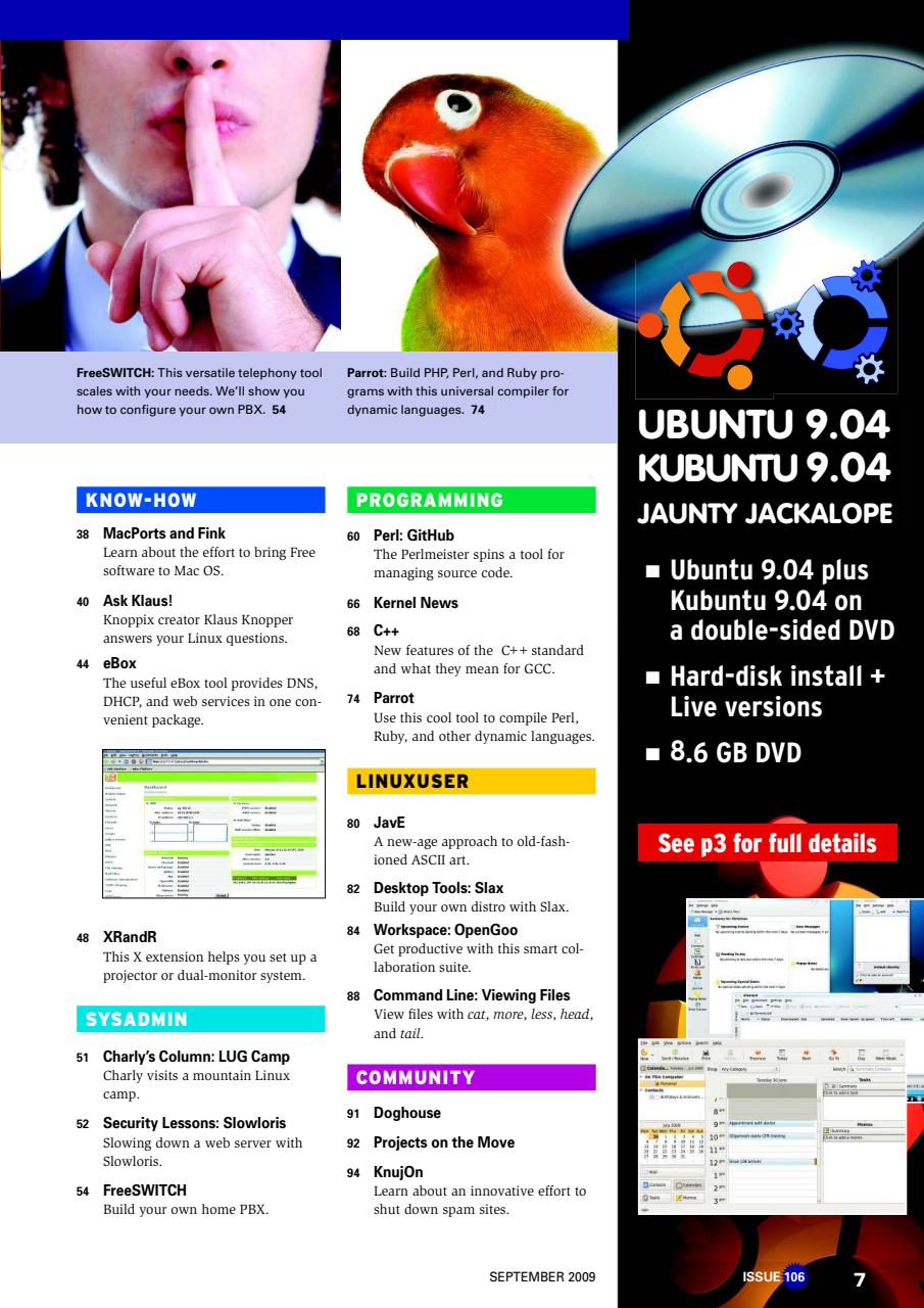 Linux Magazine Preview Pages