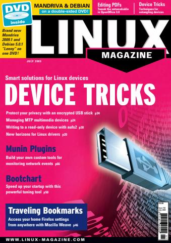 Linux Magazine issue July 2009